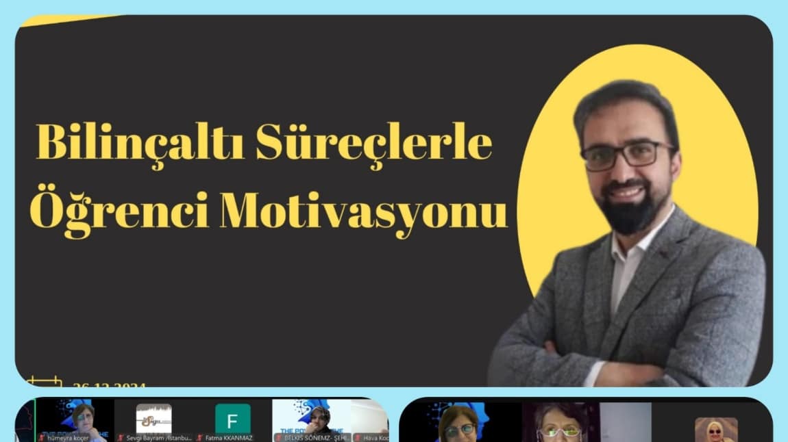 Bahattin Güneyin hocamızın konuşmacı olduğu webinar gerçekleştirdik